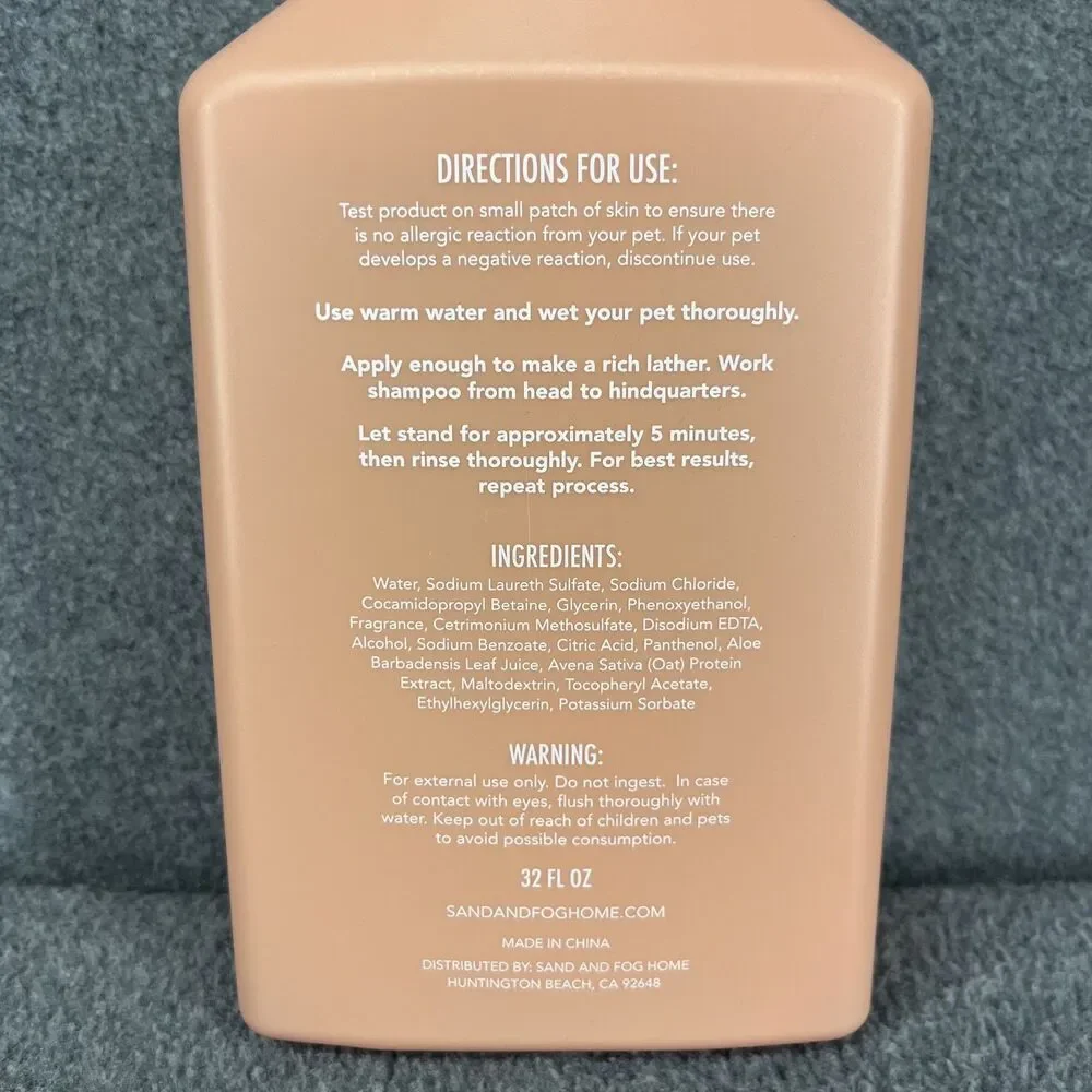 2x Sand + Paws Honeysuckle & Aloe Pet Shampoo & Conditioner 32 fl oz‎